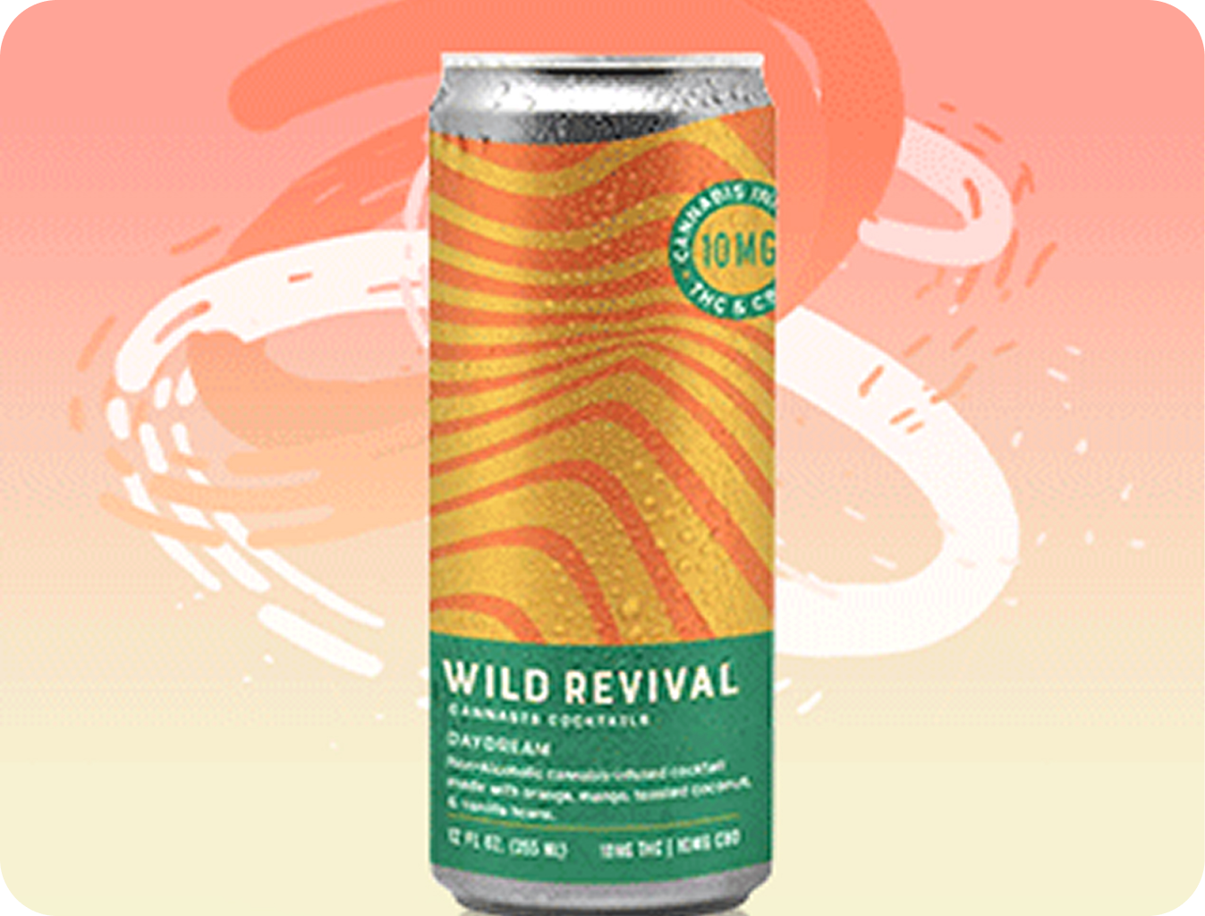 Peach Ginger THC Iced Tea